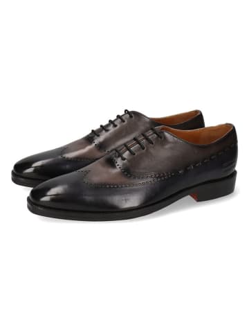 MELVIN & HAMILTON Leder-Schnürschuhe "Lawrence 1" in Dunkelblau