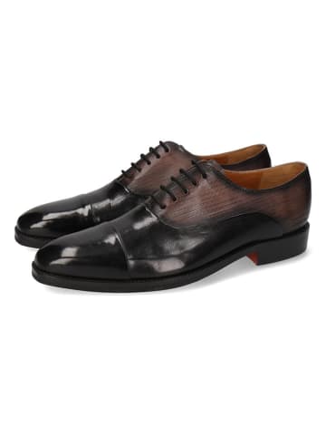 MELVIN & HAMILTON Leder-Schnürschuhe "Lawrence 3" in Schwarz