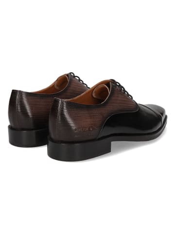 MELVIN & HAMILTON Leren veterschoenen "Lawrence 3" zwart
