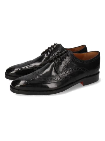 MELVIN & HAMILTON Leder-Schnürschuhe "Lawrence 5" in Schwarz