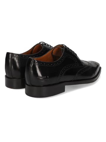 MELVIN & HAMILTON Leder-Schnürschuhe "Lawrence 5" in Schwarz