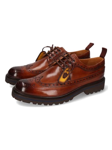 MELVIN & HAMILTON Leren veterschoenen "Pierce 27" lichtbruin