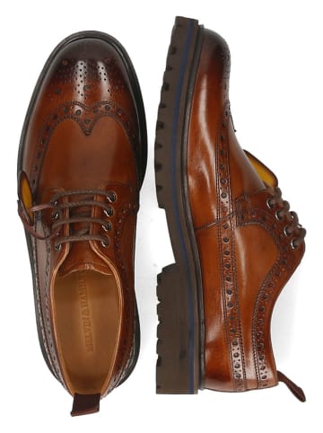 MELVIN & HAMILTON Leder-Schnürschuhe "Pierce 27" in Hellbraun