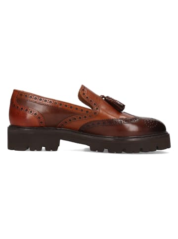 MELVIN & HAMILTON Leren mocassins "Regine 24" lichtbruin