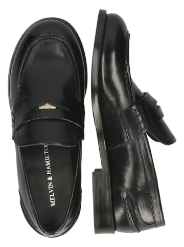 MELVIN & HAMILTON Leren mocassins "Valeska 1" zwart