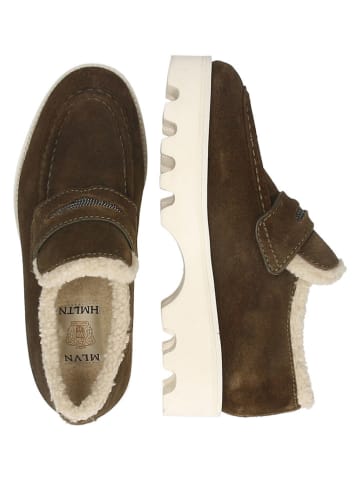 MELVIN & HAMILTON Leder-Mokassins "Jade 62" in Khaki
