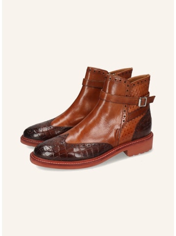 MELVIN & HAMILTON Leren boots "Selina 25" lichtbruin/bruin