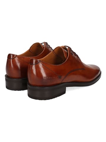 MELVIN & HAMILTON Leren veterschoenen "Clint 1" lichtbruin