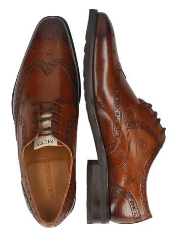 MELVIN & HAMILTON Leren veterschoenen "Dylan 2" lichtbruin