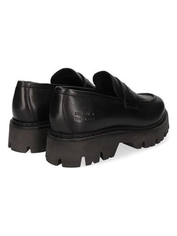 MELVIN & HAMILTON Skórzane mokasyny "Thelia 7" w kolorze czarnym