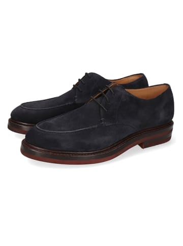 MELVIN & HAMILTON Leren veterschoenen "Rick 3" donkerblauw