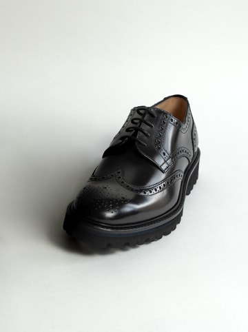 MELVIN & HAMILTON Leder-Schnürschuhe "Matthew 33" in Schwarz