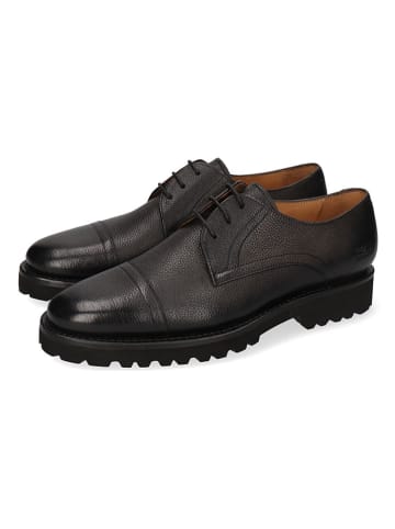 MELVIN & HAMILTON Leder-Schnürschuhe "Corentin 1" in Schwarz