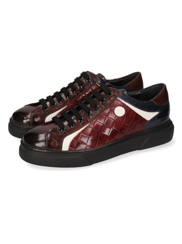 MELVIN & HAMILTON Leder-Sneakers "Harvey 9" in Rot/ Dunkelblau/ Weiß