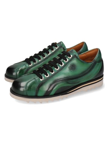MELVIN & HAMILTON Skórzane sneakersy "Hadrian 1" w kolorze zielonym