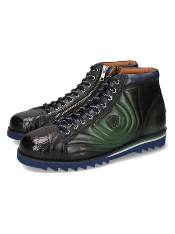 MELVIN & HAMILTON Skórzane sneakersy "Hadrian 8" w kolorze zielonym