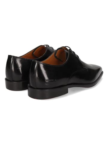 MELVIN & HAMILTON Leren veterschoenen "Stefano 1" zwart