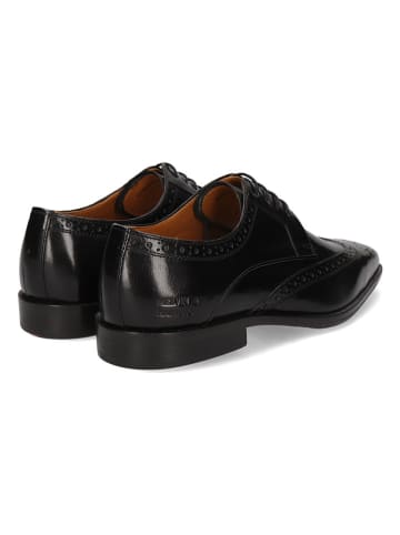 MELVIN & HAMILTON Leder-Schnürschuhe "Stefano 4" in Schwarz