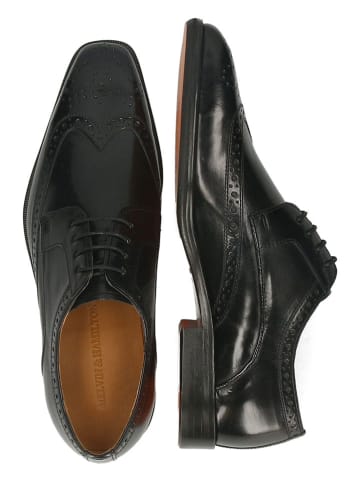 MELVIN & HAMILTON Leder-Schnürschuhe "Stefano 4" in Schwarz