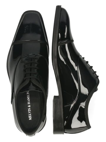 MELVIN & HAMILTON Leren veterschoenen "Stefano 3" zwart
