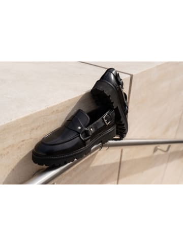 MELVIN & HAMILTON Leder-Mokassins "Regine 30" in Schwarz