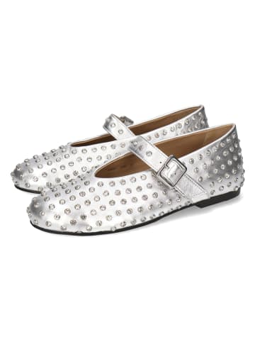 MELVIN & HAMILTON Leder-Ballerinas in Silber