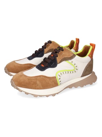 MELVIN & HAMILTON Leder-Sneakers "Richmond 8" in Hellbraun/ Weiß