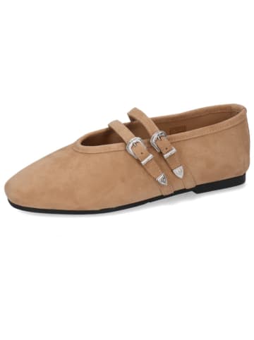 MELVIN & HAMILTON Skórzane baleriny w kolorze beżowym