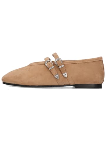 MELVIN & HAMILTON Leder-Ballerinas in Beige