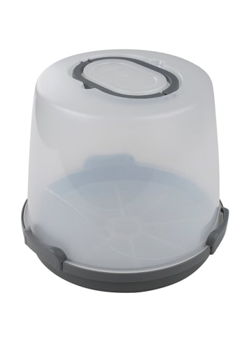 Dr. Oetker Kuchen-Transportbox "Bake & Go" in Weiß - (H)28,5 x Ø 25 cm