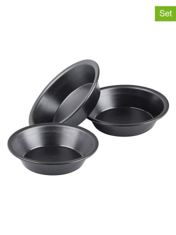Dr. Oetker 3er-Set: Kuchenbleche "Classic" in Schwarz