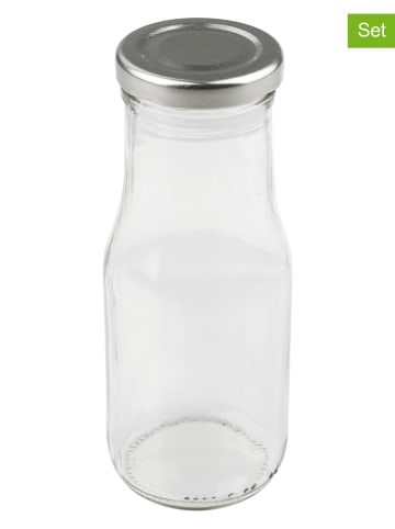 Dr. Oetker 6er-Set: Smoothieflaschen in Transparent - 250 ml