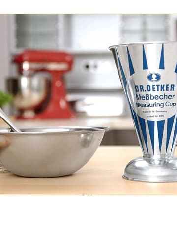 Dr. Oetker Messbecher "Nostalgie" in Silber - 500 ml