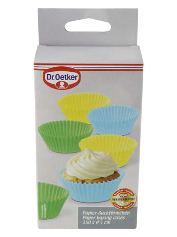 Dr. Oetker Foremki papierowe (300 szt.) w kolorze niebieskim, żółtym i zielonym