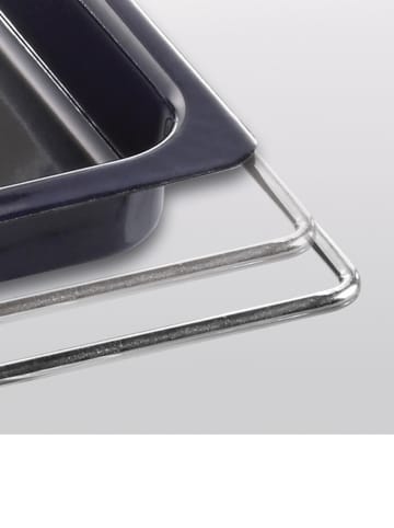 Dr. Oetker Backblech "Back Liebe" in Dunkelblau - (B)52 x (T)33 cm