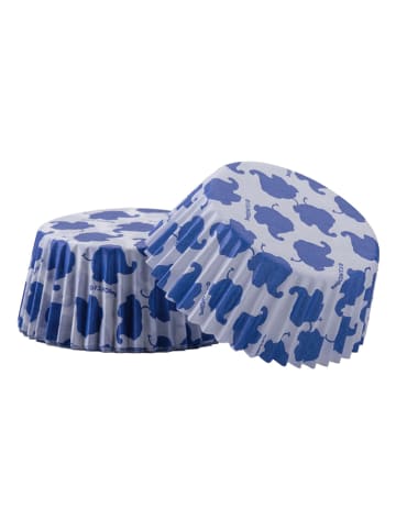 Dr. Oetker 2er-Set: Papier-Backförmchen ''Elefant'' in Blau - 2x 50 Stück