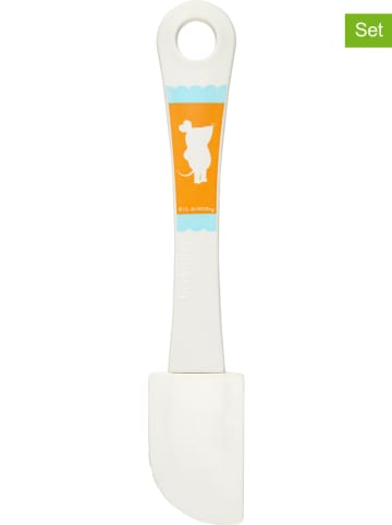 Dr. Oetker Szpatułki (2 szt.) w kolorze biało-pomarańczowym do ciasta