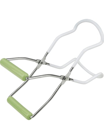 Dr. Oetker Chwytak w kolorze biało-zielonym do słoików - dł. 22 cm