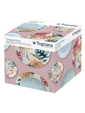 Tognana 18tlg. Tafelservice "Tropical Rose" in Bunt