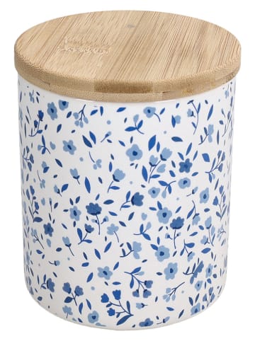 Tognana 2er-Set: Voorraadpot "Dolce Casa Cottage" blauw/wit - 630 ml