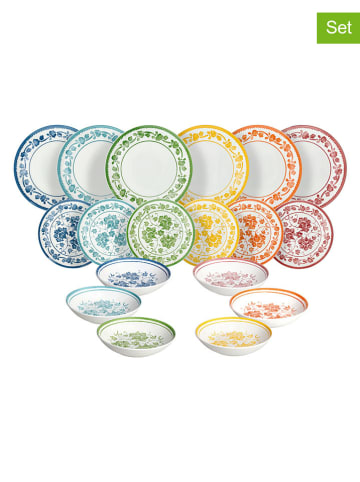 Tognana 18-delige serviesset "Madison Sintra" meerkleurig