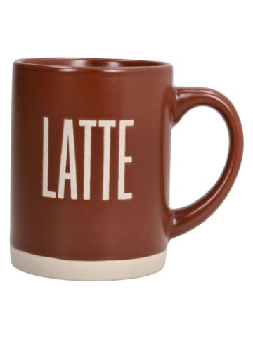 Tognana 4er-Set: Jumbotassen ''Cindy Barista'' in Braun/ Hellbraun/ Beige - 450 ml