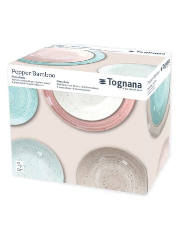 Tognana 18-częściowy zestaw "Pepper Bamboo" w różnych kolorach