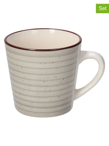 Tognana 6-delige set: koppen "Louise" beige - 400 ml