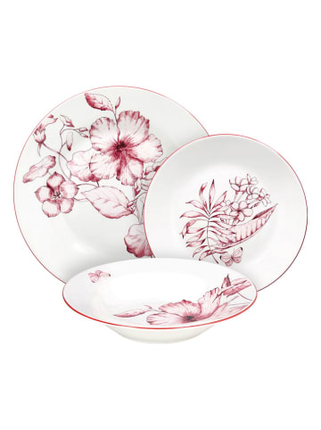 Tognana 18-delig tafelservies "Atollo Colibri" wit