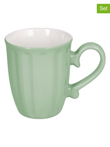 Tognana 6-delige set: koffiekoppen groen - 300 ml