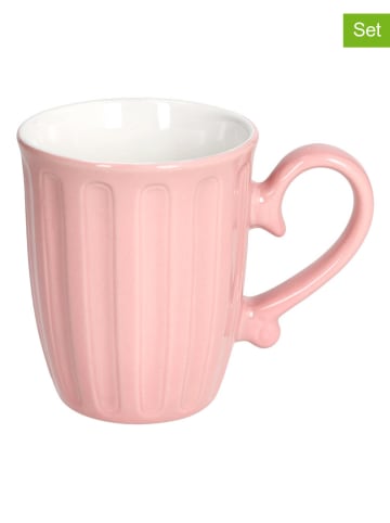 Tognana 6-delige set: koffiekoppen lichtroze - 300 ml