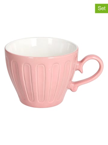 Tognana Kubki jumbo (6 szt.) w kolorze jasnoróżowym - 470 ml