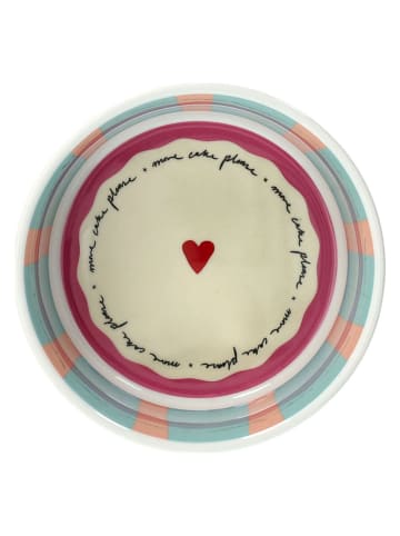 Tognana Miska "New Milk & Coffee Madame" w kolorze czerwono-miętowym - Ø 13 cm