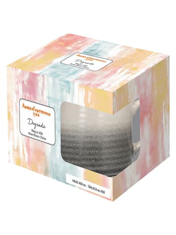 Tognana Kop "New Milk & Coffee" crème/zwart - 450 ml